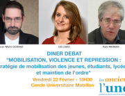 Dîner Débat : Mobilisation Violence Répression